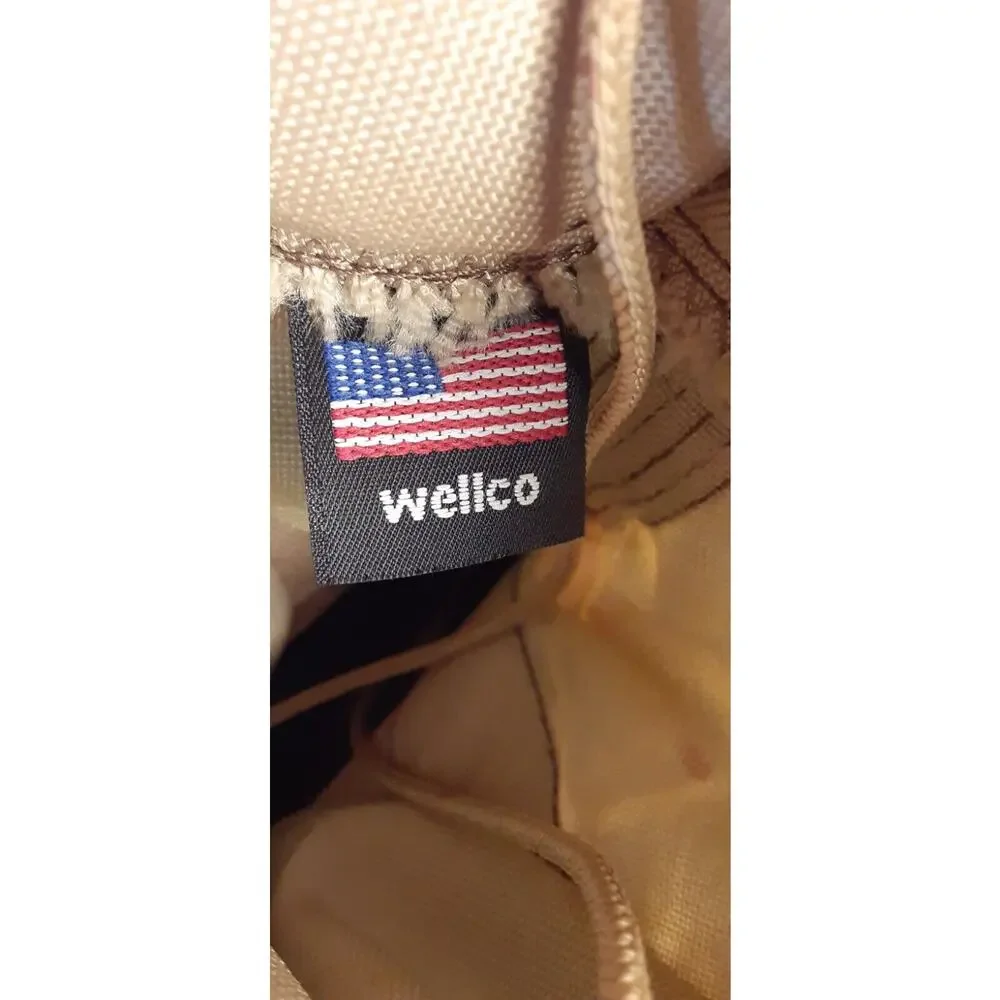 Wellco Desert Tan Military Hot Weather Combat Boots With Vibram‎ Sole 5 1/2 XL